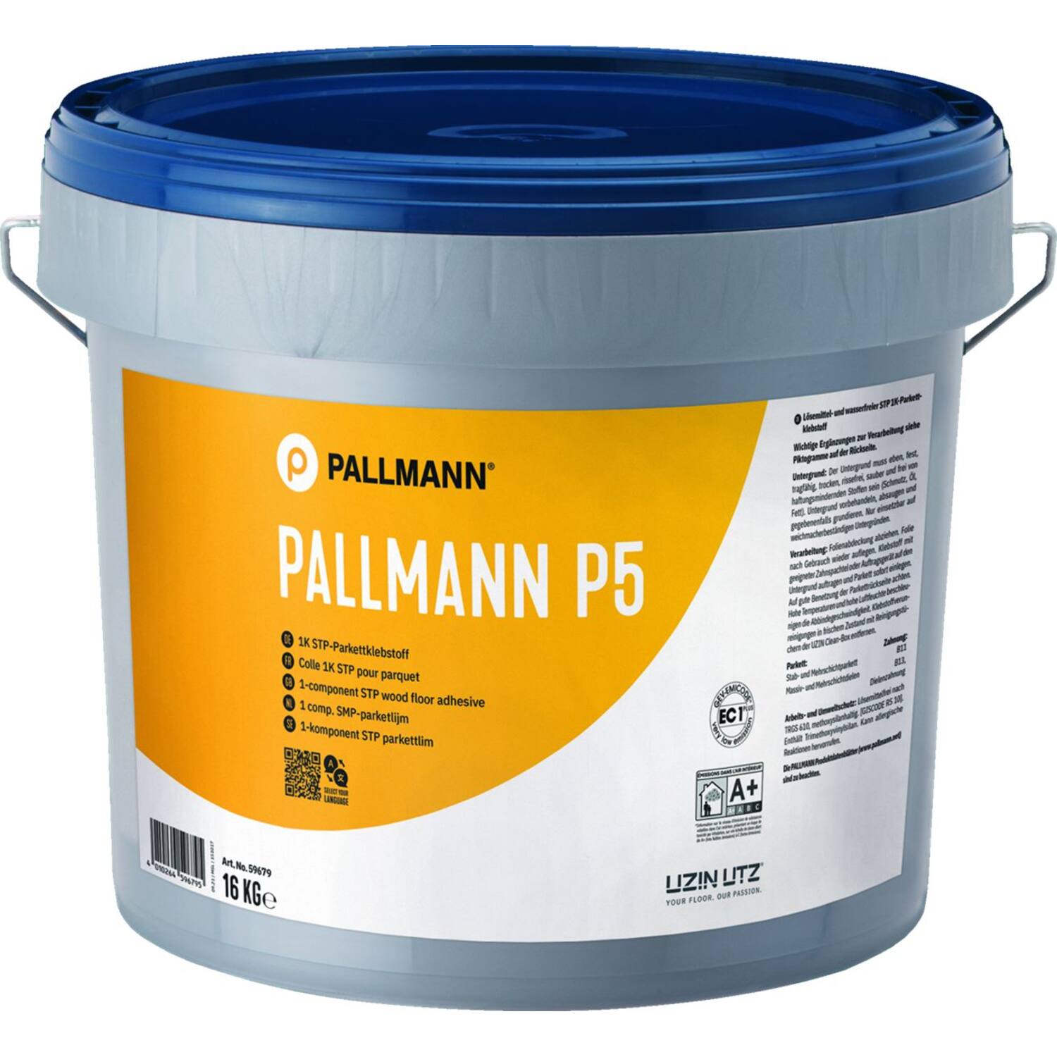 PALLMANN P5 1-K STP Parketlijm 16kg